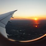 Coucher de soleil en Boeing 777