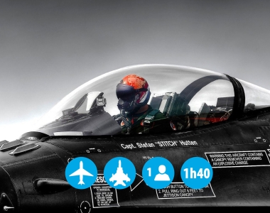 Pack Prestige : Avion de chasse + Avion de ligne pour 1 personne